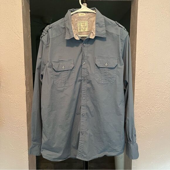 Colours by Alexander Julian Mens XL button down shirt blue​​​ - Picture 15 of 16